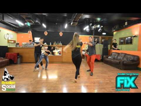 Zouk Demo at FIX   Pedrinho Mattos & Linda Urgosova and  Arthur Gontijo and Kris Rabino