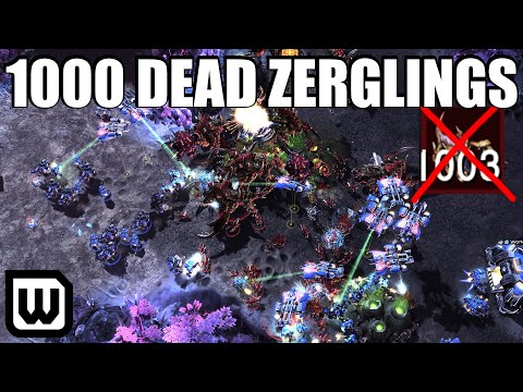 Starcraft 2 ESL Cup Finals: 1000 DEAD ZERGLINGS (Clem vs Namshar)