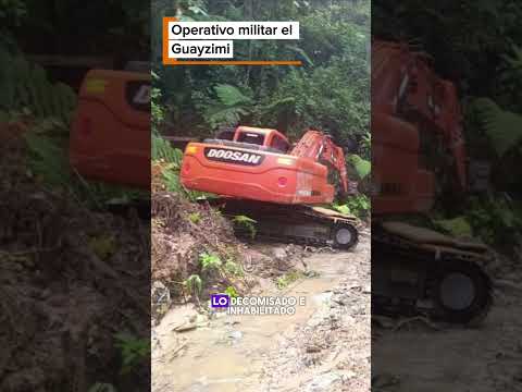 Operativo frena actividades mineras en Zamora Chinchipe
