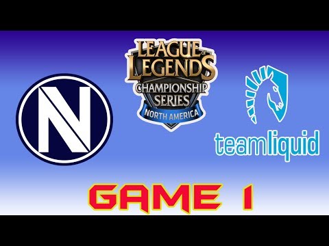 [NA LCS Summer 2017 W7D1] TL vs NV game 1 Highlights | Team Liquid vs EnvyUs