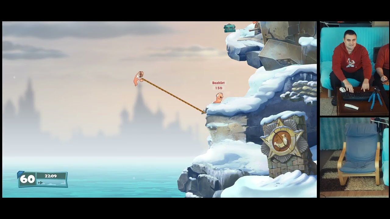 Worms Kapışması Yapıyoruz.