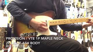 Video thumbnail for Provison / VTE 1-Piece Maple Neck/2-Piece Light Asn Body 【御茶ノ水ROCKSIDE】 by 1484tv イシバシ楽器公式