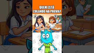 QUEM ESTÁ COLANDO NA PROVA? 📝🤫