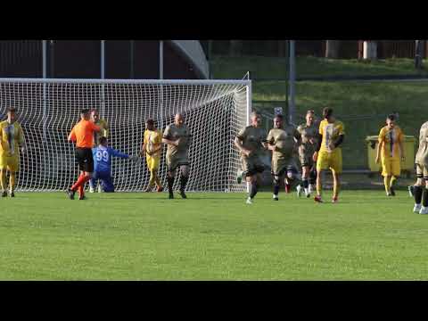 Oliwier Rydel, gol na 2:1 w meczu Olimpia Kisielice – Jordan Kazanice. A-klasa, 24.05.2024