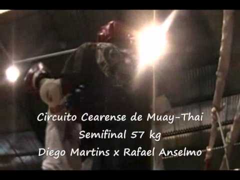 TV Meiaguarda-Circuito Cearense de Muay-Thai-Semifinal 57 kg-Diego Martins x Rafael Anselmo