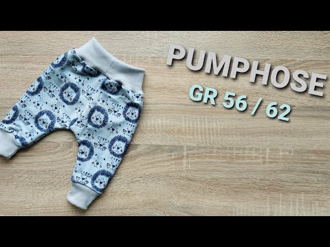 PUMPHOSE FÜR BABY GRÖSSE 56 / 62 NÄHEN ~ EASY ~