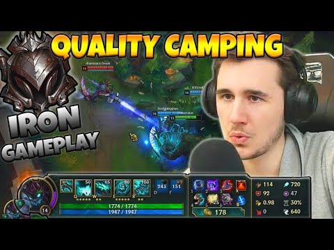 QUALITY CAMPING - IRON 4 GAMEPLAY - League of Legends ITA #798