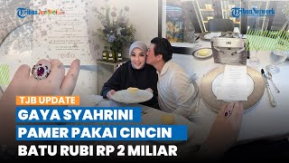 Bertabur Batu Rubi, Gaya Syahrini Pamer Pakai Cincin Rp 2 Miliar saat Dinner Anniversary Disorot