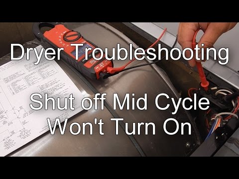 Dryer Shut Off Mid-Cycle and Won't Turn Back on - How to Troubleshoot