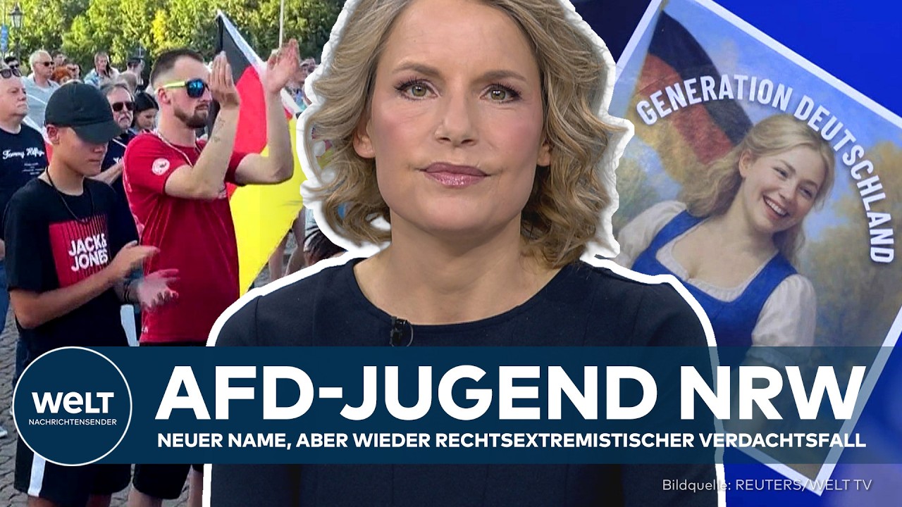 AFD-JUGEND: „Generation Deutschland NRW“ wird als rechtsextremistischer Verdachtsfall eingestuft