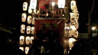 preview picture of video '亀岡祭　宵々山　三輪山　夜間巡行　2011'