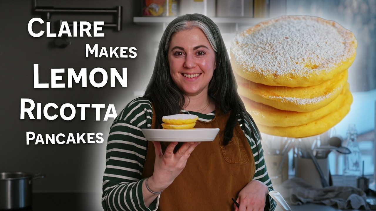 Claire Saffitz Makes the Fluffiest Lemon Ricotta Pancakes