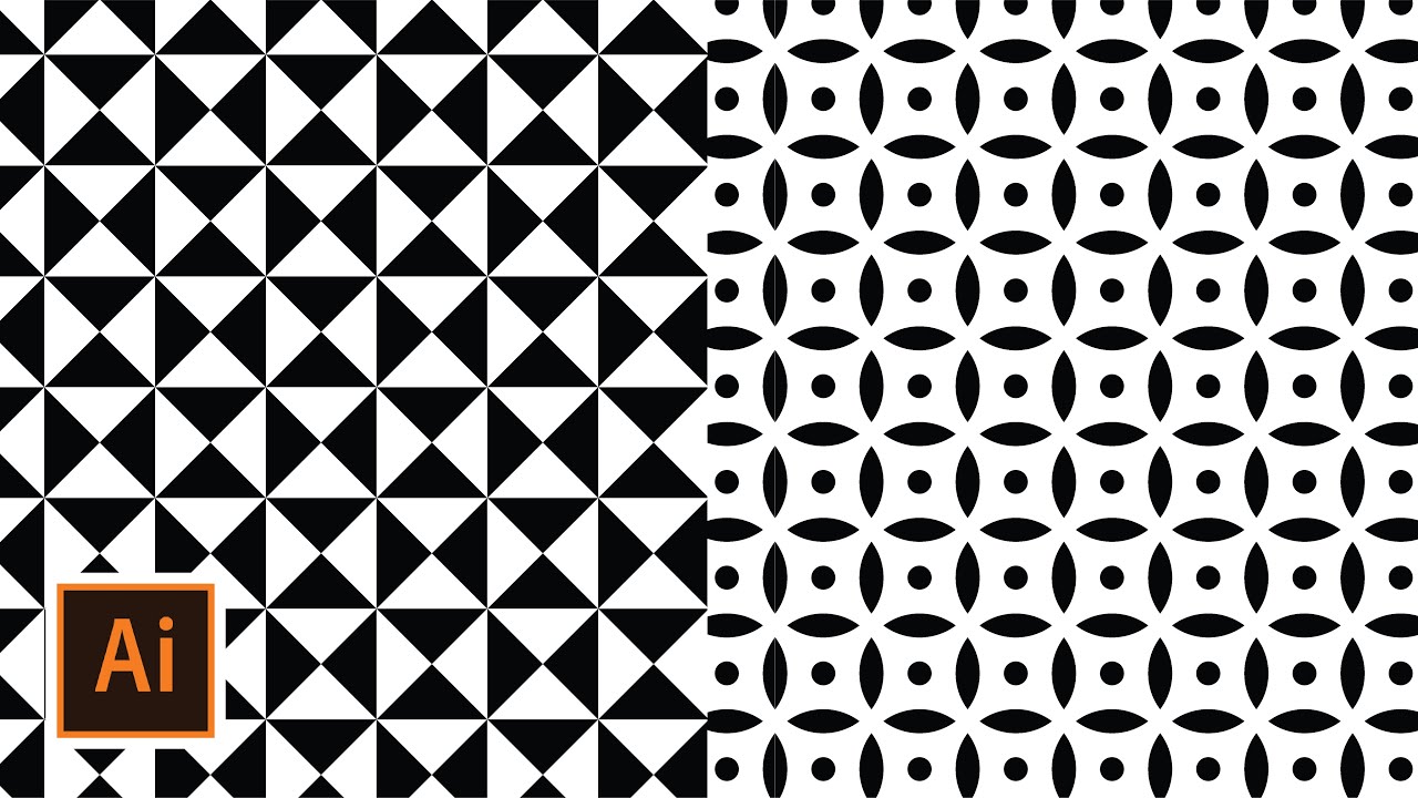 How to create Seamless Geometric Patterns in Adobe Illustrator | ksagafoor