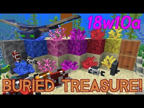Buried Treasure, Tropical Fish and Coral Plants!- Snapshot 18w10a
