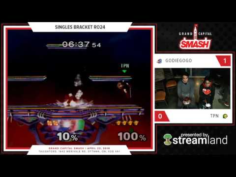 Grand Capital Smash #1 — Melee Singles Winners Quarters — TPN vs GoDiegoGo