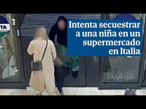 Un vídeo capta com un home intenta segrestar una nena a Bèrgam davant dels seus pares