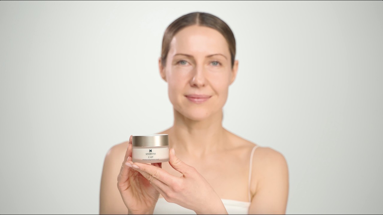 Sesderma C-VIT Moisturizing Facial Cream Krem nawilżający 50 ml - VIDEO