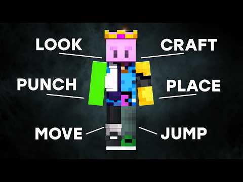 7 YouTubers Control 1 Player in Minecraft