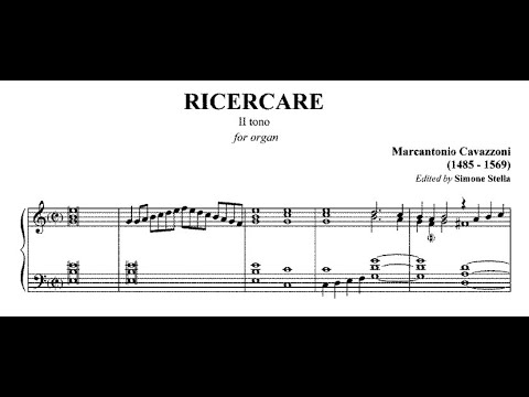 Marc'Antonio Cavazzoni- Recercada (1523)