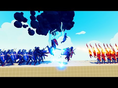 DIVINE ARBITERS & TEMPEST LICH VS EVERY FACTION -TOTALLY ACCURATE BATTLE SIMULATOR TABS GAMEPLAY