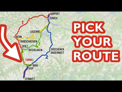 The 4 Zurich to Zermatt train routes compared - Which is best for you?