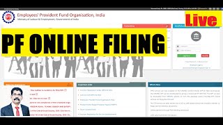 How to pay EPF online | PF Challan Payment | ECR Filing | SVJ Academy