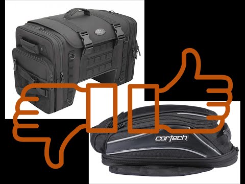 RIDE! Gear Review-Saddlemen TS3200DE Tactical Tail Bag & Cortech Super 2.0 Low Profile Tank Bag