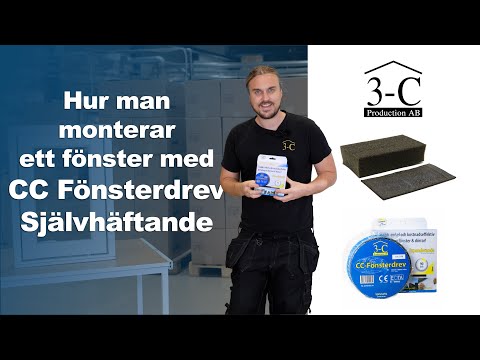 Fönsterdrev 3-C CC Självhäftande
