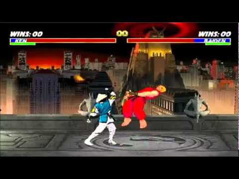 Mortal Kombat vs Street Fighter 1 (Ken vs Raiden) - HQ -