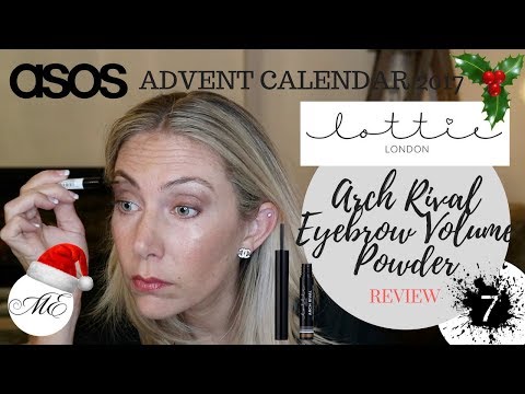Lottie Arch Rival Volumising Eyebrow Powder Review | ASOS Beauty Calendar 2017 | ME by MelanieEggers