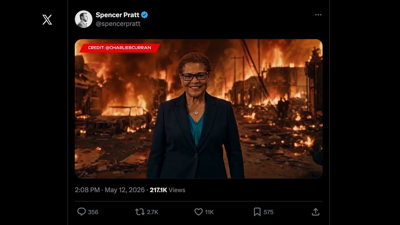 Spencer Pratt Calls Out Karen Bass's Failures In Explosive New Campaign Ad
