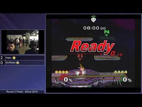 Shine 2019 SSBM - Wally (Peach) vs. M. Peacecraft (Marth, Sheik) - Melee Round 2 Pools