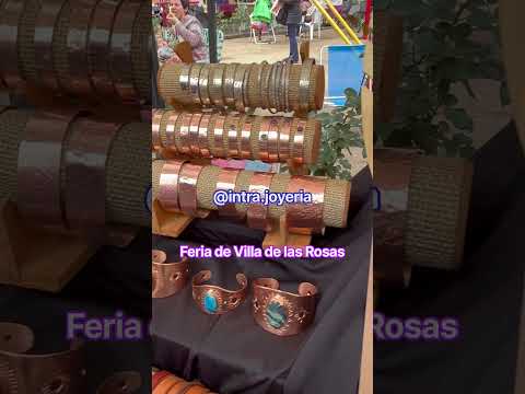 Bijoux en cobre con piedras semipreciosas! Hermoso puesto en la Feria de Villa de las Rosas, Córdoba