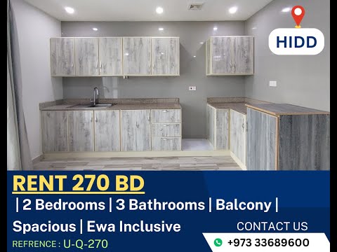 2 Bed 3 Bath flat | Spacious|  Ewa inclusive | U-Q-270