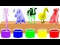Farm Animals Bathing Colors Fun Learn Colors For Children Kids Toddlers To Learn With Animals