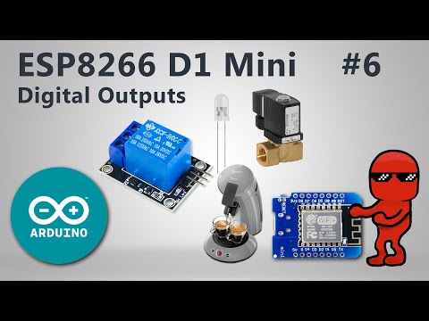 ESP8266 Digital Outputs - Relais über Webseite steuern
