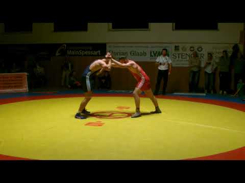 05.10.2019 RWG vs. KSC Niedernberg - 80kg Freistil: Sebastian Fersch vs Aaron Sommer