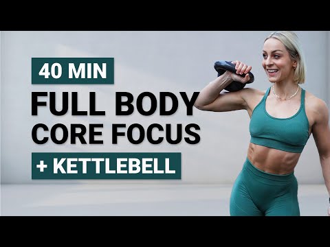 40 MIN KETTLEBELL WORKOUT | Strength & HIIT | Full Body | Core Focus | Circuit Training