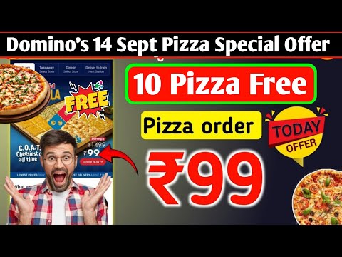 10 Dominos Pizza in ₹99 में 🍕|Domino's Coupon Code Today|Domino's Pizza offer |Domino's Pizza Offer 