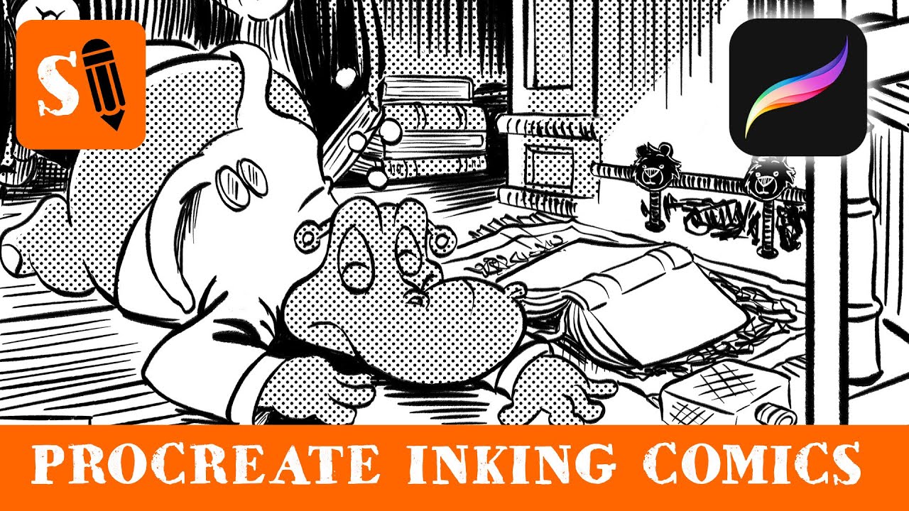 Procreate Ink Custom Ink Brushes for Comics