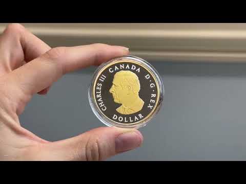 Canada 2026 $1 Peace Dollar 1oz Pure Silver Coin with Selective Gold Plating