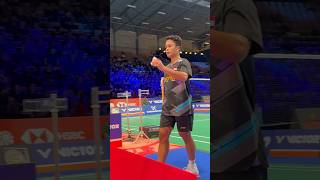 Download lagu Anthony Sinisuka Ginting Change Shuttlecock at Victor Denmark Open #ginting #bulutangkis #shorts mp3