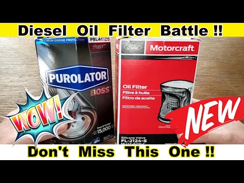 Purolator Boss PBL46128 Oil Filter vs. Motorcraft FL2124S Oil Filter Comparison