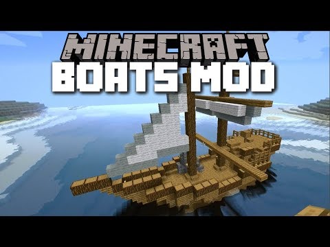 MC Naveed - Minecraft - Minecraft BOAT MOD / TRAVEL WITH YOUR OWN HANDMADE BOATS!! Minecraft