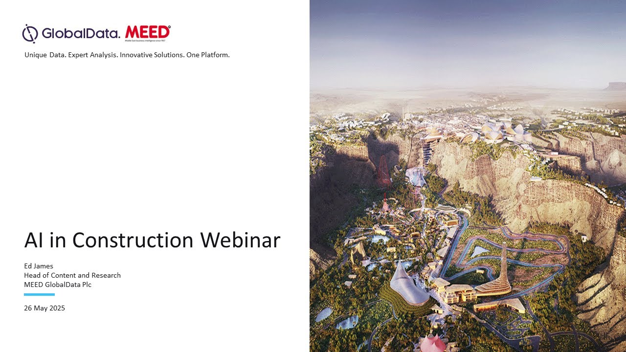 AI in Construction | MEED Webinar