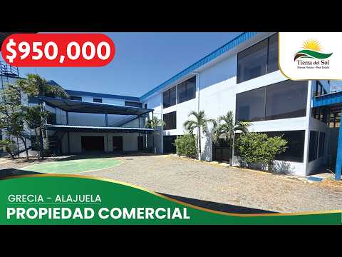 Propiedad Comercial / Industrial en Venta en Grecia, Alajuela. Bien Adjudicado.