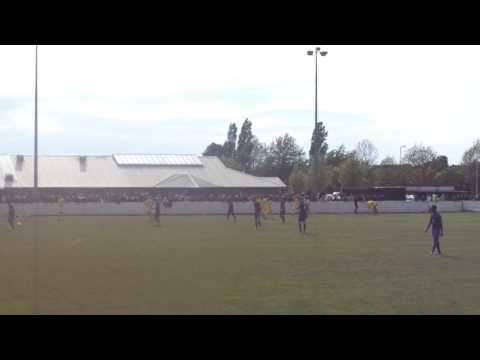 Maldon & Tiptree 0-1 Thurrock.  Ryman Isthmian League Division 1 North PlayOff Final.  Sun30Apr2017