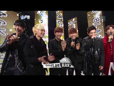 121223 인기가요 가요대전 The Color of K-pop Dynamic Black