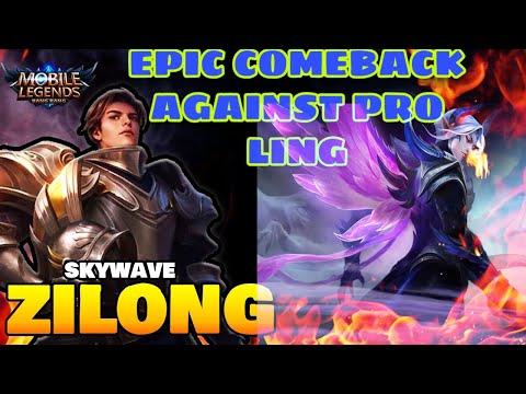 EPIC COMEBACK AGAINST PRO LING | Mobile Legends