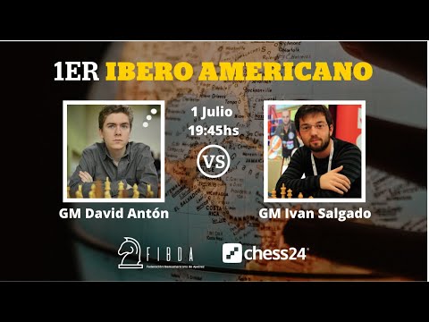 Iberoamericano online: GM Antón Guijarro, David vs GM Salgado López, Iván